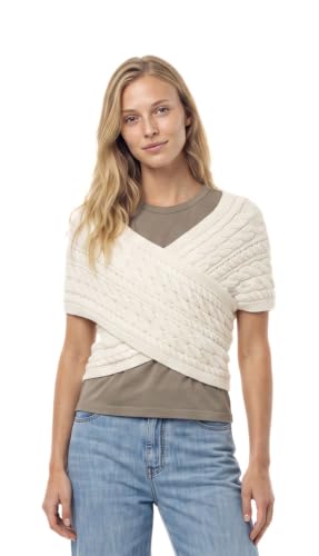 Image of Aran Woollen Mills Corrib Crossover Merino Aran Wrap - 100% Merino Wool - Made in Ireland