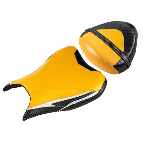 Selle passager Suzuki Hayabusa GSX 1300R jaune pour remplacer une assise usée
