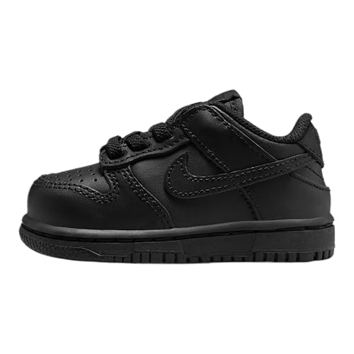 Nike Dunk Low Baby/Toddler Shoes (FB9107-009, Black/Black/Black)