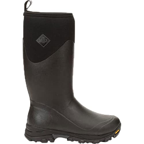 MUCK Men's Arctic Ice Tall Boot + Vibram Arctic Grip A.T., Black, Size 11(M)