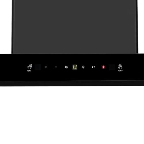 Image of Faber Silencio 75cm 1500m /hr BLDC Autoclean Filterless T-Shape Chimney|Built In Oil Collector|Touch & Gesture Control|12Yr Motor,2Yr Comprehensive Warranty by Faber | HOOD SILENCIO BLDC HCSCFLBKIN75T
