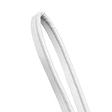 Zierstreifen aus Leder, 5 m x 1 cm, Paspelkordel aus Kunstleder, flach, aus genarbtem Leder, Lychee, für Säumen an Kleidung, Taschen, Gürteln und kreativen Hobbys