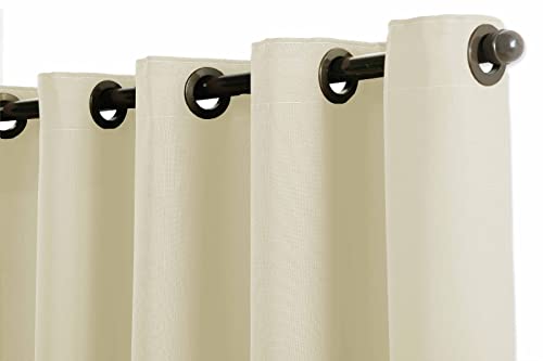 Cortina Tecido Oxford Sala Quarto Janela 3,00 X 1,80m Altura (PALHA)