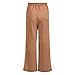 Sunny Fashion Girls Pants Legging Straight Leg Pants Brown Ribbed Knit Gym Casual Size 14