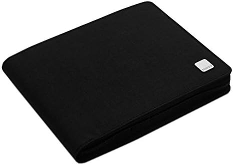 20 Slots Fountain Pen Case Black, Waterproof Canvas Pen Holder Display Pouch Bag by KACO