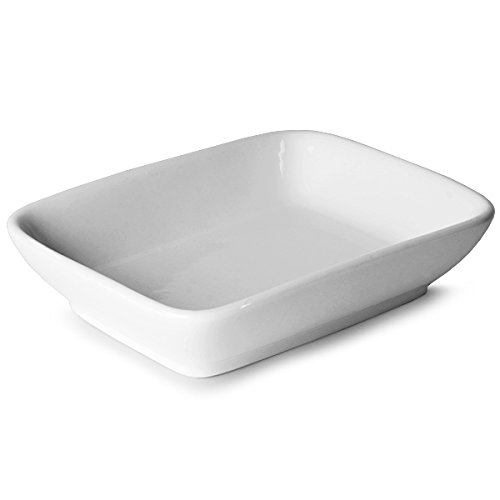 Royal Genware Rectangular Dish 13 x 9.5cm | 5 x 3.5inch Dish, White ...