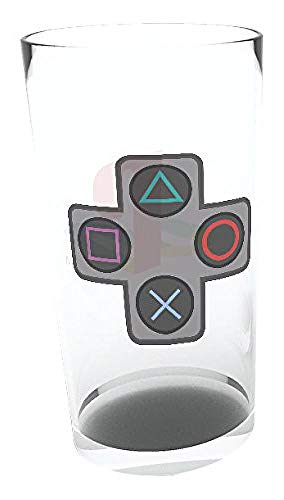 Grand Verre 500ml Boutons Playstation - vue 2