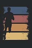 Retro Jogging Notizbuch (liniert) Jogger Vintage Streckenläufer