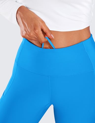 Image of CRZ YOGA Fleece Thermal Leggings Pockets 28'' | Casual, Full Length, Winter, Warm, for Women