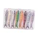 Lljsszr Multi Jointed Swimbaits Fishing Lures Equipment Gift 8 Segment Fishing Baits Swimming Bass Lures for Crappie Trout, 8pcs