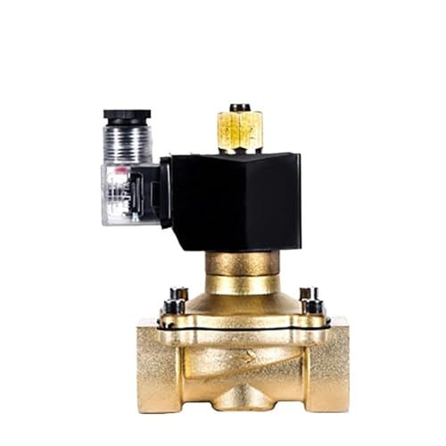 Électrovanne 220V en laiton normalement ouverte IP65 vanne eau BSP - 3