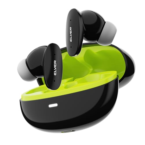 Image of Elver Buds Neo True Wireless Earbuds with ENC, Upto 40HRS Playback, Bluetooth 5.3, 13mm Dynamic Drivers, IPX4 Water Resistant