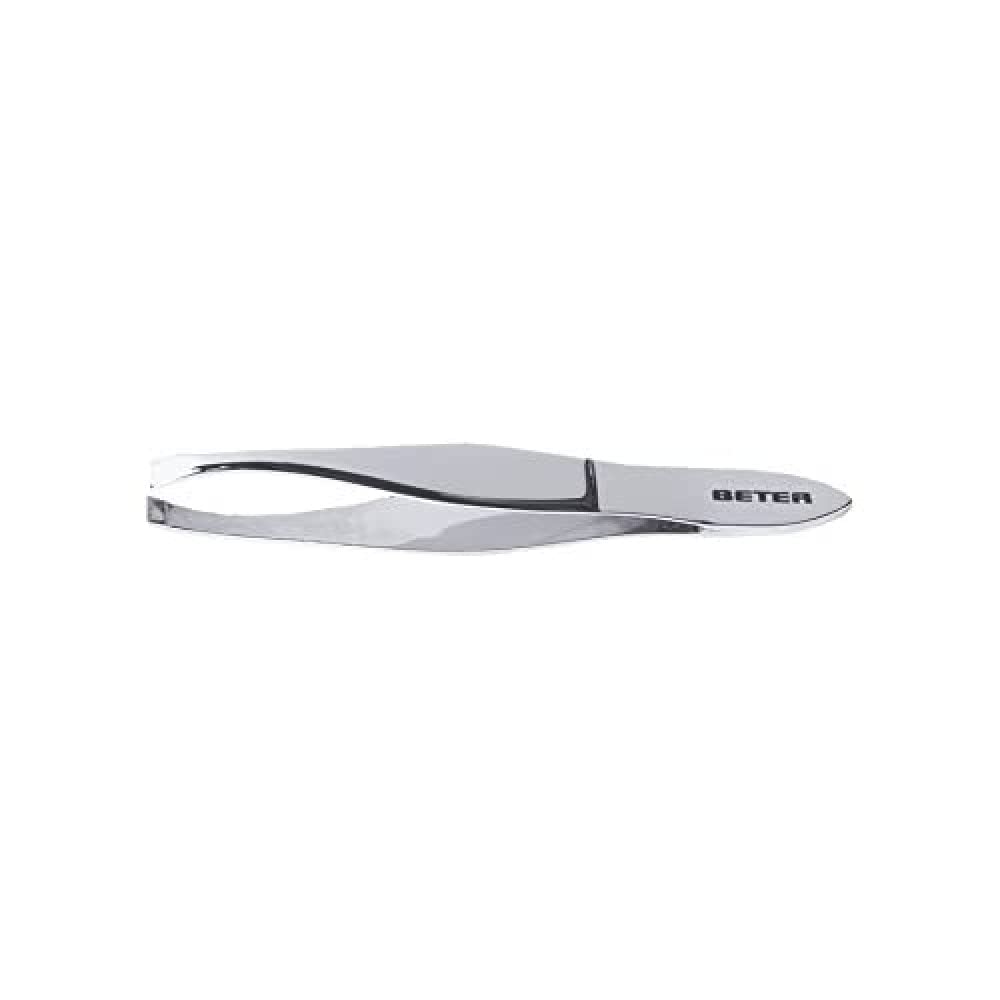 Beter Silver Tweezers Chrome Straight