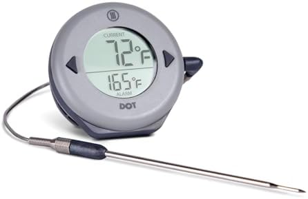 ThermoWorks DOT - Alarm Thermometer - Large Display, Dove Grey