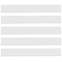 Create idea 5 Stück Reine Zinkanode 99,995% Reines Zinkblech Hochreiner Zink-Elektrodenstreifen für Wissenschaftliche Laborverzinkung und Zinkgalvanisierung 1x25x152mm 19 GA