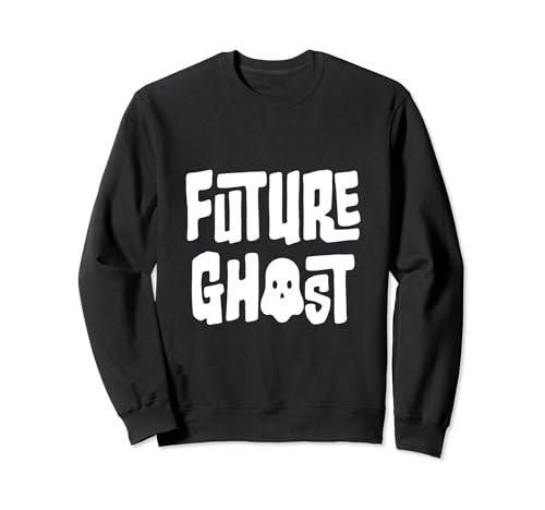 Future Ghost Divertido Último Minuto Retro Disfraz de Halloween Sudadera