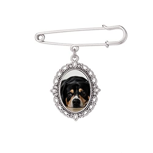 Broche chien pour robe et châle - Cadeau idéal photo de sol