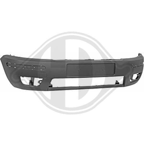 DIEDERICHS Pare-choc 1475050 avant avec couche d'apprêt Compatible avec FORD Fusion Break JU2, JU
