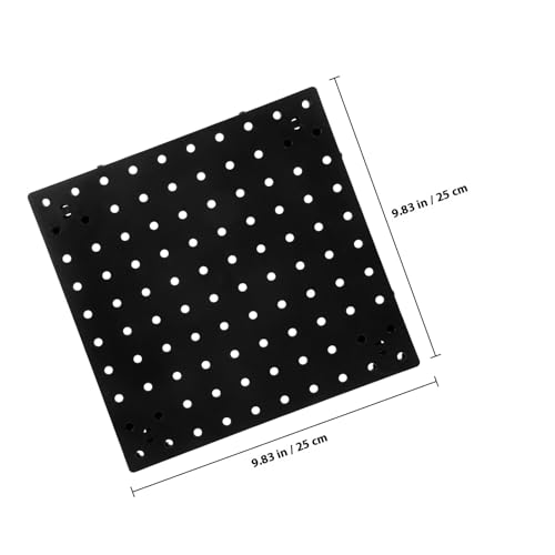 Tablero perforado modular de pared con plástico resistente para colgar utensilios 2