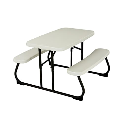 LIFETIME 2.7 ft (0.83 m) Folding Picnic Table - Beige