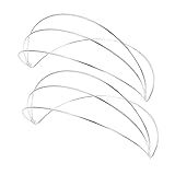  FOMIYES Base De Couronne Diy 2pcs Accessoire De Coiffure En Fer Cadre De Fabrication De Couronne Élégant Bandeau Accessoire De Mariage Pour Filles Pour Fêtes Et Banquets