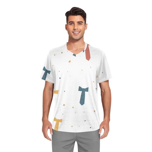 T-shirt anti-humidité homme col en V pour éviter la transpiration