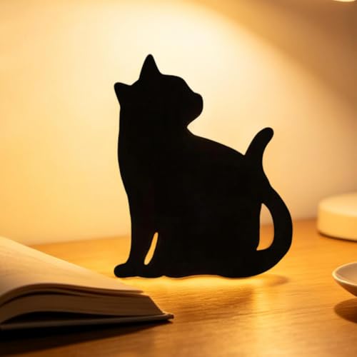 Aplique de pared gato con sensor de sonido y luz inteligente 3