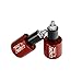 BarBaren CNC Bar ends Handlebar Grip End Caps For GSX-R600 1999-2021 GSX-R750 2000-2021 GSX-R1000 2001-2016 Red
