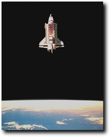 Space Shuttle in Space NASA Educational Wall Decor Art Print Poster (16x20) image 2