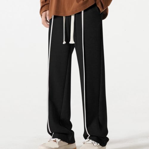 Image of GRECIILOOKS Men's Loose Mid Rise Casual Trousers Pants | Regular | Sports Stylish Track Pant | Sweatpants (Available in Plus Size)