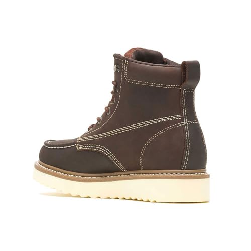Image of Wolverine Men's Loader 6 inch Soft Toe Wedge Work Boot, Brown, 9 X-Wide