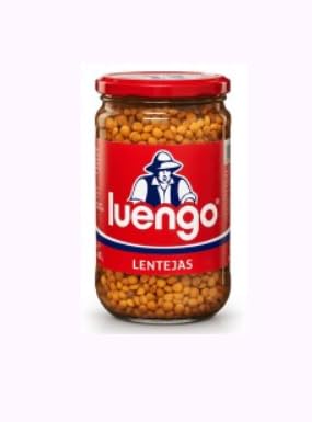 Lentejas Cocidas, Gekochte Linsen im Glas, 570g, 4er Pack