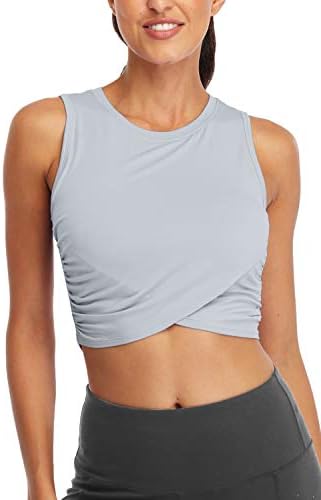 Sports Gym Crossover Tank Tops 
