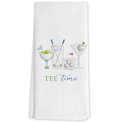 DNEULYR Golf Cocktail Kitchen Towels, Gifts for Golf Lovers Players