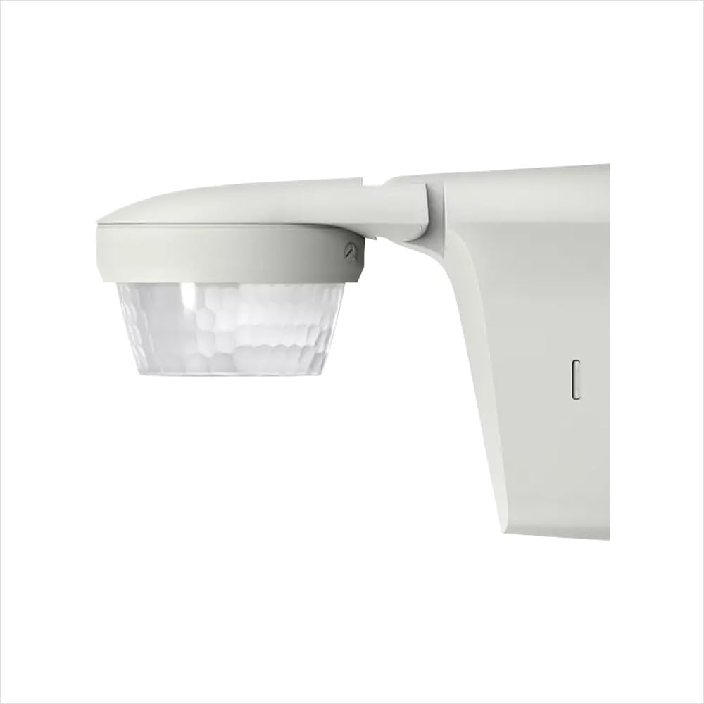 Theben 1010510 theLuxa S360 WH Bewegungsmelder 360° 32 m Wand/Decke außen | IP66, PIR, 1 s - 20 min, 500 W LED, Bereichseingrenzung, Empfindlichkeit reduzierbar, Mischlichtmessung, Impulsfunktion, weiß