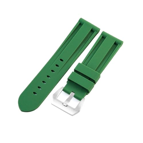 YINGO o[EHb`oh 20mm 22mm 24mm 26mm Xgbv plCuXbg Xgoh Yxg X|[c VRXgbvɑΉ(Dark green-silver,22mm)