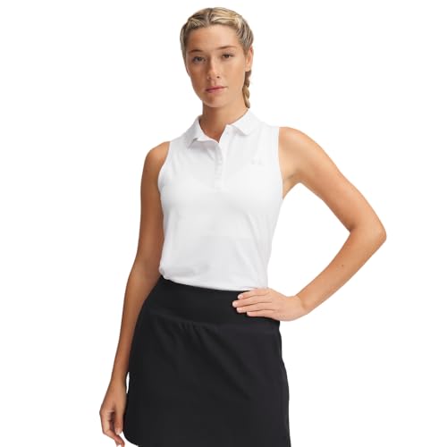 Polo sans manches Under Armour pour femme idéal pour le sport actif