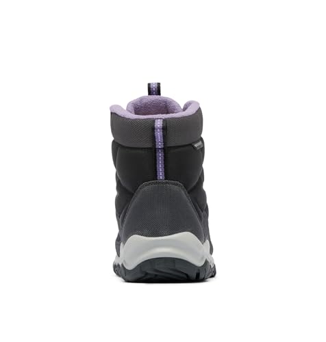 Columbia Columbia Womens Firecamp Boot, Black/Plum Purple, 8