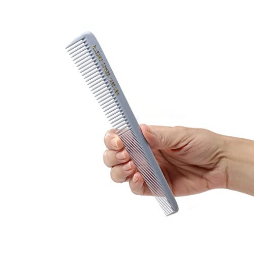 Allegro Combs 450 Tapered Hair Combs Barber Combs Hair Cutting Combs Hairstylist Combs Women's Combs Men's Pocket Combs Made In The Usa. 6 Pcs. (Gray) #TOP3