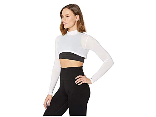 Jamie Sadock® Sunsense® 35 SPF Lightweight Mock Neck Crop Layering Top – Outfit for College & Gym2