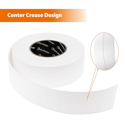 Image of ROLLINGDOG 2'' x246 ft Paper Drywall Joint Tape | Drywall Tape for Seam Patch Wall Sheetrock Ceiling Crack, White