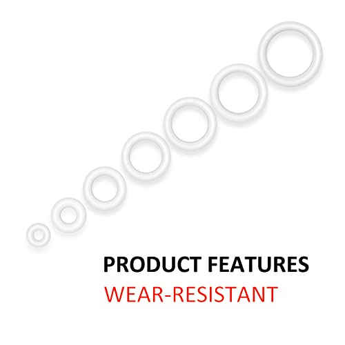 YIXISI 225 PCS 15 Sizes White O-Rings Assortment Kit, Silicone Metric O-Rings, for Tap Plumbing Washer Seal & Auto Quick Repair - Image 3