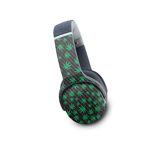 Image of MightySkins Carbon Fiber Skin Compatible with Skullcandy Crusher Evo Wireless - Marijuana | Protective, Durable Textured Carbon Fiber Finish | Easy to Apply | Made in The USA
