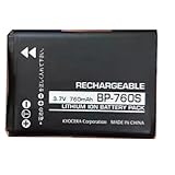SONXIAVIVO BP-760S Battery Replacement Compatible with Camera and Camcorder Battery for Kyocera BP-760S contax BP-760S i4r