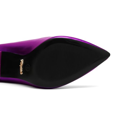 Image of Womens High Heels 4 Inch Closed Pointed Toe Pumps Stiletto Heels for Women Dress Sexy Wedding Pumps