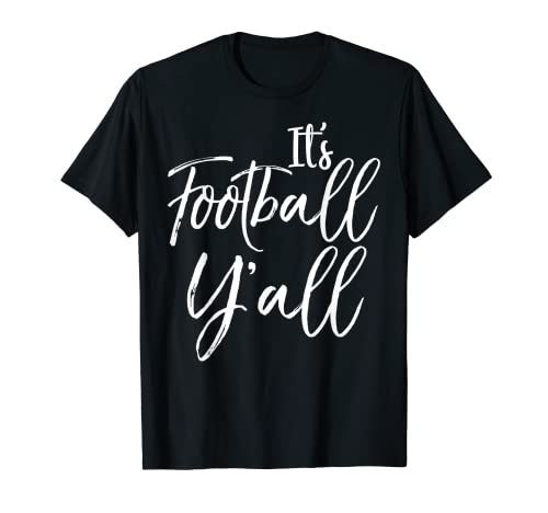 Camiseta It's Football Y'all camisa Southern Vintage Fall Camiseta