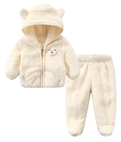 Reviews de Ropa de nieve y lluvia para Bebé los más solicitados. 46 Bebé Niño Snowsuit Infantil Niñas Snow Pantalones y Chaquetas Ropa de Invierno Abrigo Fuzzy Warm Outfit Chaqueta con capucha de lana y nieve Pantalones Conjuntos Beige 6-9 Meses