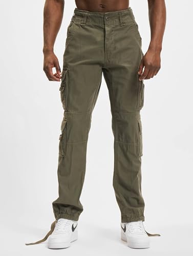 Men's Pure Slim Fit Trousers Olive3