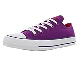Converse UNISEX Chuck Taylor All Star 2018 Seasonal Low Top Sneaker, icon Violet/Pink pop/White, 4.5...