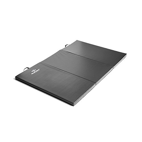 Element Fitness 4' X 6' Black Tri-fold Exercise Mat